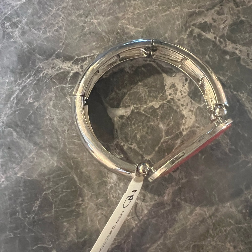 Red and Silver Bracelet - Picture 3 of 4